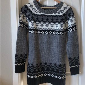 Gorgeous Fair-Isle Tunic Sweater